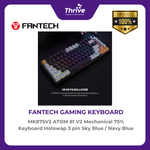 Load image into Gallery viewer, FANTECH MK875V2 ATOM 81 V2 Mechanical 75% Keyboard Hotswap 3 pin Sky Blue / Navy Blue