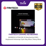 Load image into Gallery viewer, FANTECH MK890V2 ATOM 96 V2 Mechanical 96% Keyboard Hotswap 3 pin Sky Blue / Navy Blue