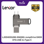 Load image into Gallery viewer, LJDD400128G-BNQNG JumpDrive D400 OTG USB 3.1 Type C