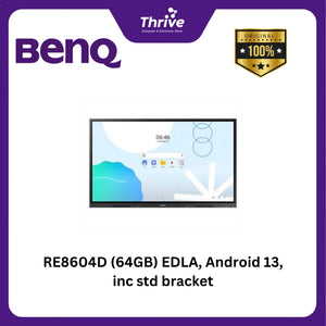 RE8604D (64GB) EDLA, Android 13, inc std bracket