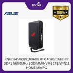 Load image into Gallery viewer, RNUC14SRKU9189A0I/ RTX 4070/ 16GB x2 DDR5 5600MHz SODIMM/NVME 1TB/WIN11 HOME MiniPC