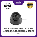 Load image into Gallery viewer, SPC CAMERA IP 2MPX OUTDOOR AUDIO+TF SLOT DOME6340C28WD AT
