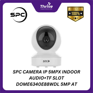 SPC CAMERA IP 5MPX INDOOR AUDIO+TF SLOT DOME6340E88WDL 5MP AT