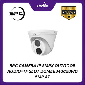 SPC CAMERA IP 5MPX OUTDOOR AUDIO+TF SLOT DOME6340C28WD 5MP AT