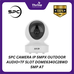 SPC CAMERA IP 5MPX OUTDOOR AUDIO+TF SLOT DOME6340C28WD 5MP AT