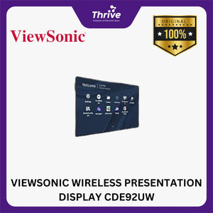 VIEWSONIC WIRELESS PRESENTATION DISPLAY CDE92UW