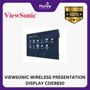 VIEWSONIC WIRELESS PRESENTATION DISPLAY CDE9830