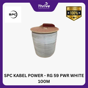 SPC KABEL POWER - RG 59 PWR WHITE 300M