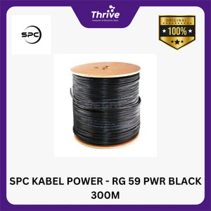 SPC KABEL POWER - RG 59 PWR BLACK 300M