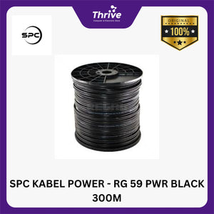 SPC KABEL POWER - RG 59 PWR BLACK 300M