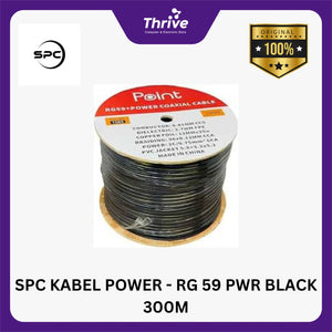 SPC KABEL POWER - RG 59 PWR BLACK 300M