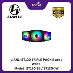 Load image into Gallery viewer, &quot;LIANLI ST120 TRIPLE PACK Black / White Model : ST120-3B / ST120-3W&quot;
