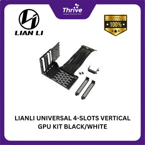 LIANLI UNIVERSAL 4-SLOTS VERTICAL GPU KIT BLACK/WHITE