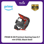 Load image into Gallery viewer, PRIME B-[X] Premium Gaming Case 0.7 mm STEEL Black Steel
