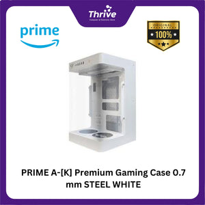 PRIME A-[K] Premium Gaming Case 0.7 mm STEEL WHITE
