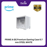 Load image into Gallery viewer, PRIME A-[K] Premium Gaming Case 0.7 mm STEEL WHITE
