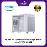 Load image into Gallery viewer, PRIME A-[K] Premium Gaming Case 0.7 mm STEEL WHITE
