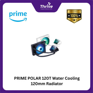 PRIME POLAR 120T Water Cooling 120mm Radiator - Leak Proof - ARGB - Aura Sync