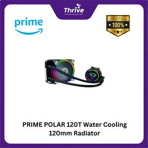 PRIME POLAR 120T Water Cooling 120mm Radiator - Leak Proof - ARGB - Aura Sync