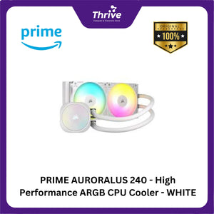 PRIME AURORALUS 240 - High Performance ARGB CPU Cooler - WHITE