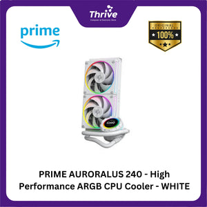 PRIME AURORALUS 240 - High Performance ARGB CPU Cooler - WHITE