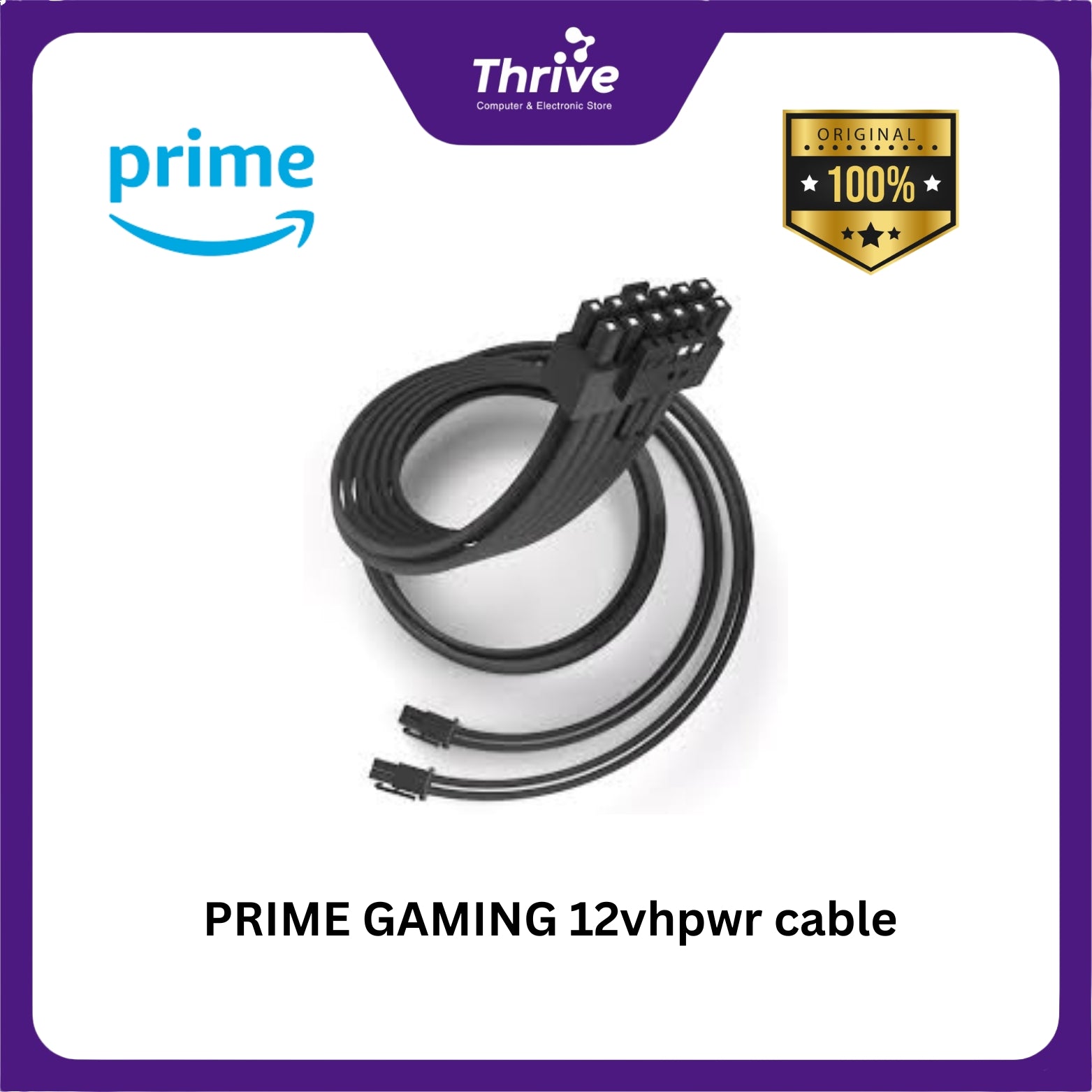 Prime Video Cable PRIME GAMING 12vhpwr cable - Sultan Store