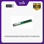 Load image into Gallery viewer, CDD32GKING1600 DDR3 2GB PC KINGSTON
