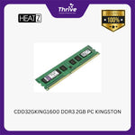 Load image into Gallery viewer, CDD32GKING1600 DDR3 2GB PC KINGSTON
