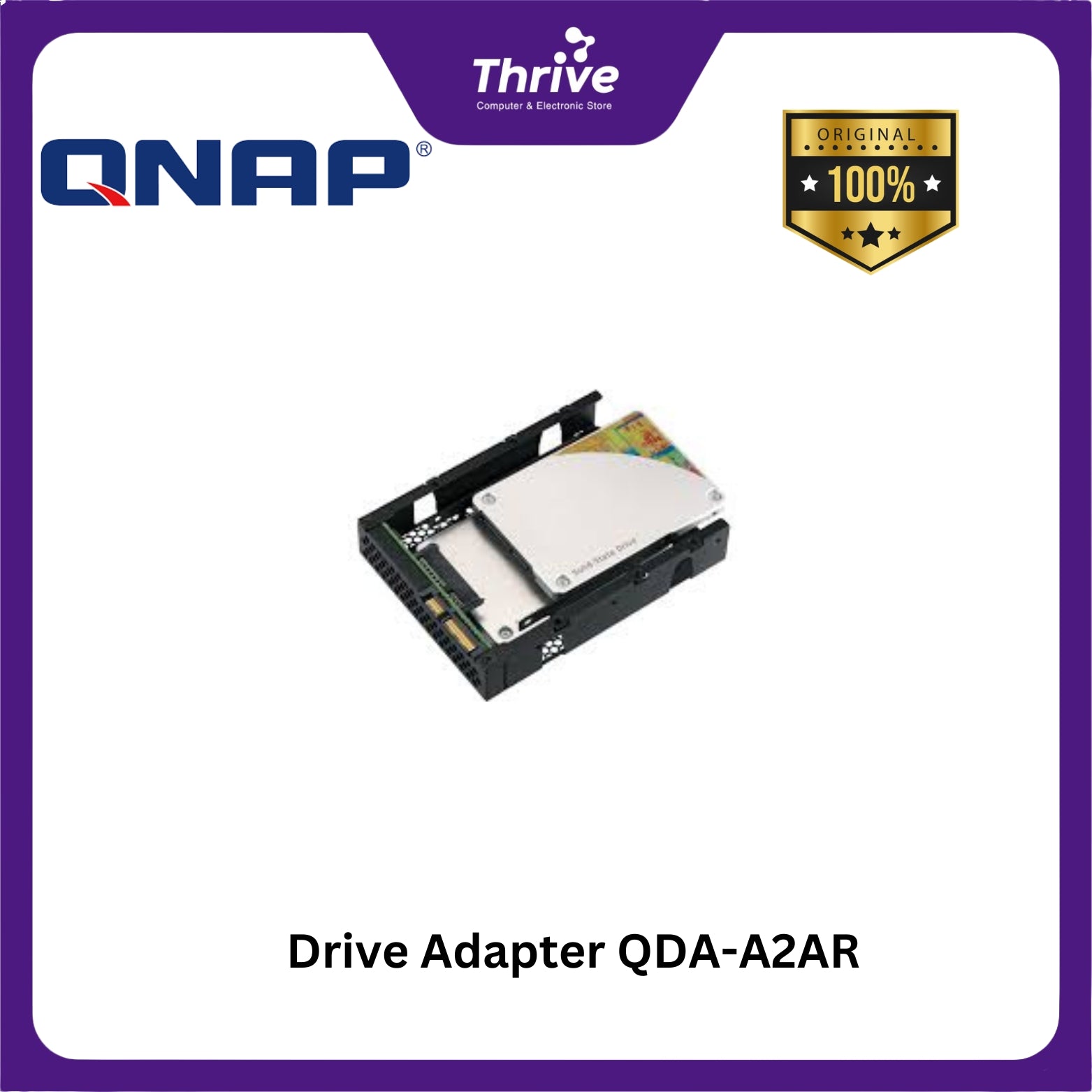 QNAP adaptér QDA-A2AR (2x 2,5 SATA sloty v 3,5 SATA QNAP adaptér QDA-A2AR (2x 2,5 SATA sloty v 3,5 SATA