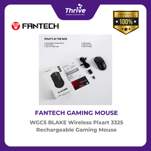 WGC5 BLAKE Wireless Pixart 3325 Rechargeable Gaming Mouse