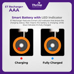 Load image into Gallery viewer, ET Recharge+ AAA 1.6V 500mWh Type-C USB Rechargeable Battery - Baterai Pengisian Cepat &amp; Ramah Lingkungan