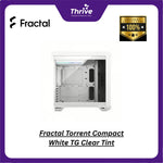 Load image into Gallery viewer, Fractal Torrent Compact White TG Clear Tint