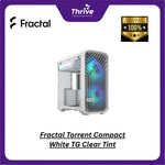Load image into Gallery viewer, Fractal Torrent Compact White TG Clear Tint
