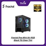 Load image into Gallery viewer, Fractal Pop Mini Air RGB Black TG Clear Tint