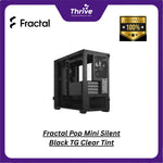 Load image into Gallery viewer, Fractal Pop Mini Silent Black TG Clear Tint