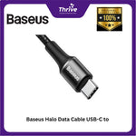 Load image into Gallery viewer, Baseus Halo Data Cable USB-C to USB-C PD2.0 60W 2m