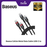 Load image into Gallery viewer, Baseus Cafule Metal Data Cable USB-C to USB-C 100W 1m