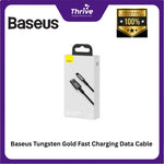 Load image into Gallery viewer, Baseus Tungsten Gold Fast Charging Data Cable USB-A to Lightning 2.4A 2m