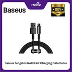 Load image into Gallery viewer, Baseus Tungsten Gold Fast Charging Data Cable USB-A to Lightning 2.4A 2m