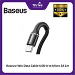 Load image into Gallery viewer, Baseus Halo Data Cable USB-A to Micro 3A 1m