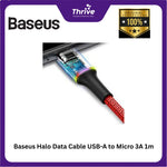 Load image into Gallery viewer, Baseus Halo Data Cable USB-A to Micro 3A 1m