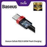 Load image into Gallery viewer, Baseus Cafule PD2.0 100W Flash Charging USB-C to USB-C 2m