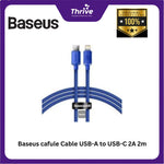 Load image into Gallery viewer, Baseus cafule Cable USB-A to USB-C 2A 2m