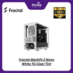 Load image into Gallery viewer, Fractal Meshify 2 Nano White TG Clear Tint