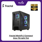 Load image into Gallery viewer, Fractal Meshify 2 Compact Gray TG Light Tint