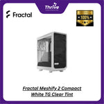 Load image into Gallery viewer, Fractal Meshify 2 Compact White TG Clear Tint