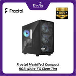 Load image into Gallery viewer, Fractal Meshify 2 Compact RGB White TG Clear Tint