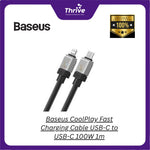 Load image into Gallery viewer, Baseus CoolPlay Fast Charging Cable USB-C to USB-C 100W 1m