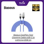 Load image into Gallery viewer, Baseus CoolPlay Fast Charging Cable USB-C to Lightning 20W 1m