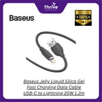 Load image into Gallery viewer, Baseus Jelly Liquid Silica Gel Fast Charging Data Cable USB-C to Lightning 20W 1.2m